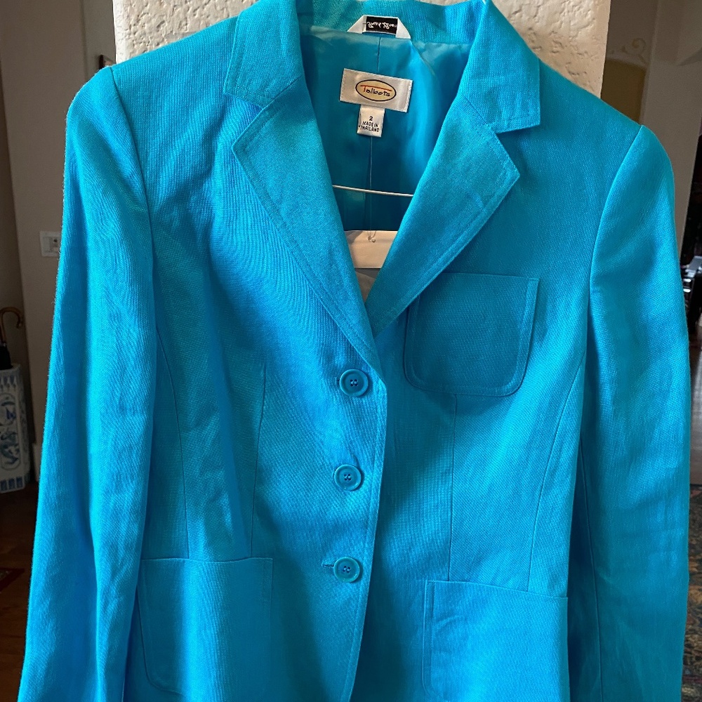 NWT Talbots Turquoise Jacket